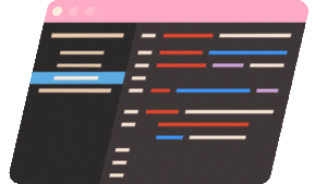 gif of a computer screen coding